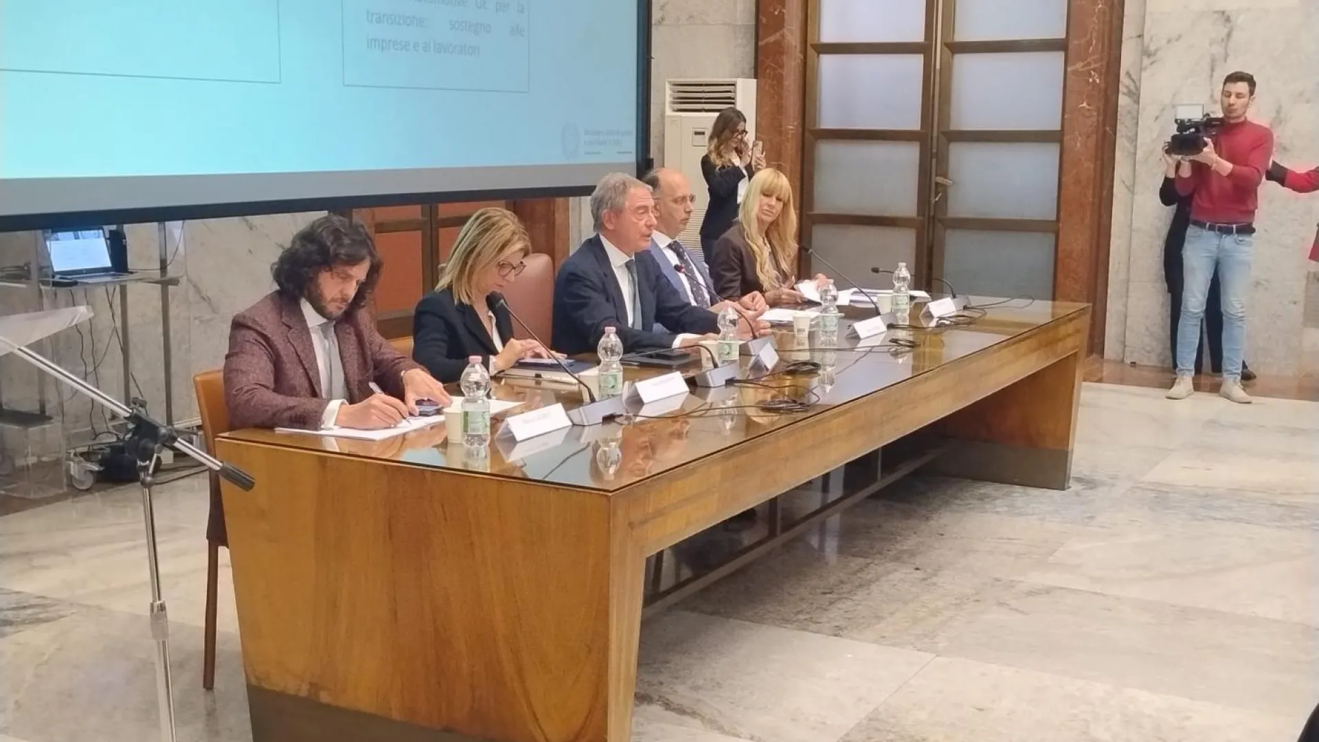 Un momento della riunione