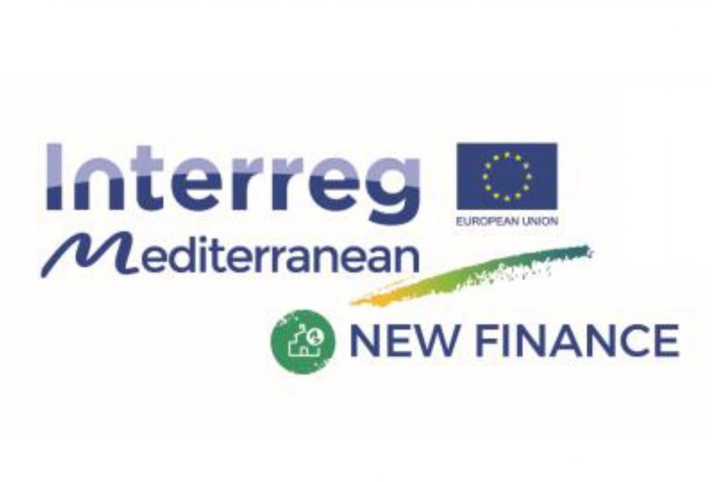 Logo Interreg Mediterranean progetto New Finance 