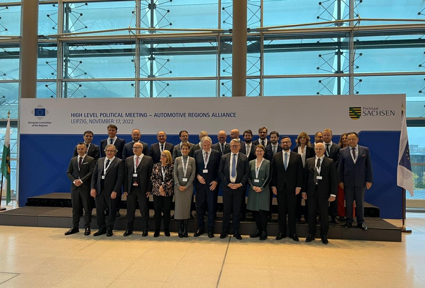 D'Amario a Lipsia con l'Alleanza delle regioni automobilistiche per sollecitare un programma di sostegno UE alla transizione equa
