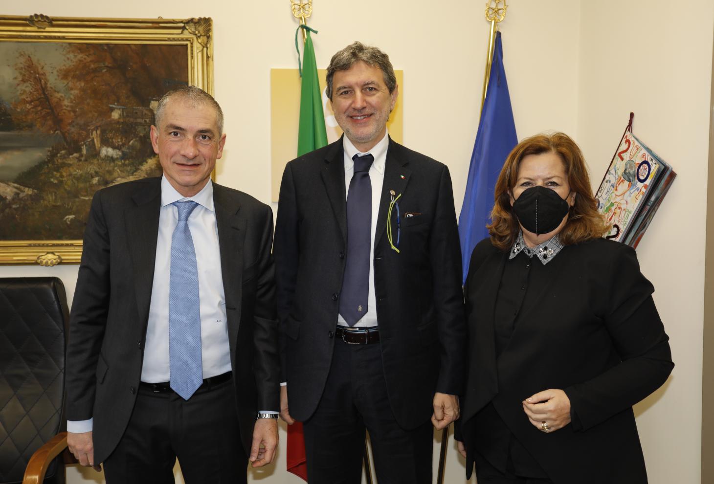 Incontro a Roma del Presidente Marsilio e l’Assessore Veri con il sottosegretario Costa