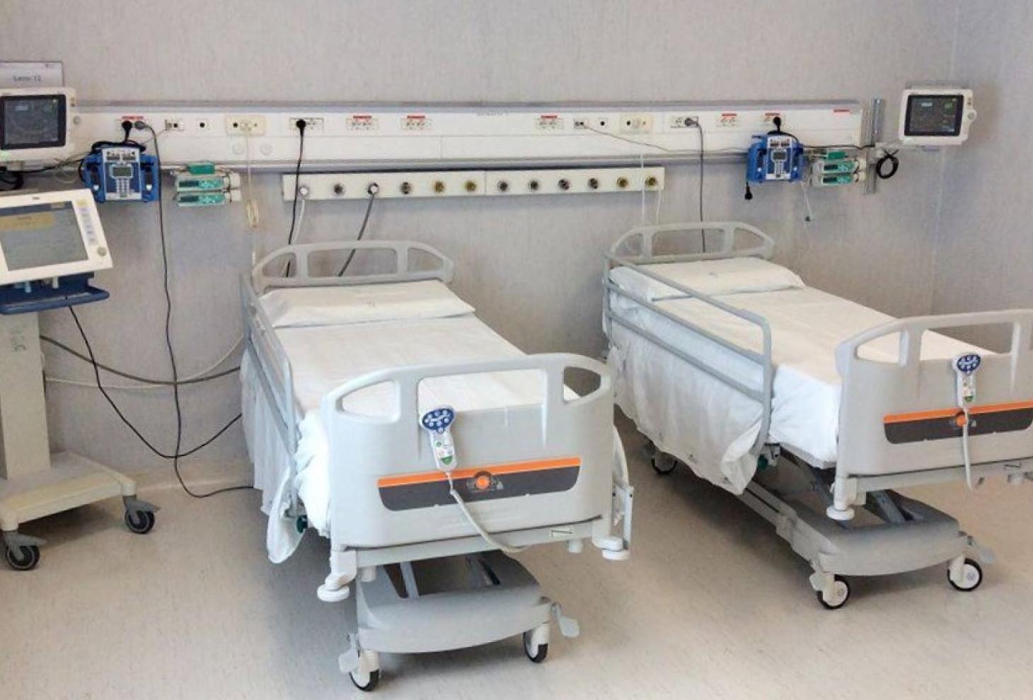 Una sala di terapia intensiva 
