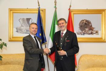 Visita istituzionale: Marsilio riceve l’ambasciatore di Francia