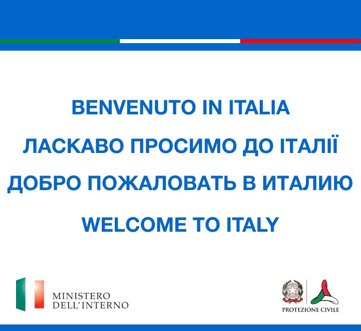Benvenuto in Italia